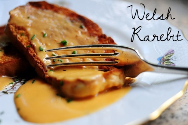 Better-than-fondue Welsh rarebit.