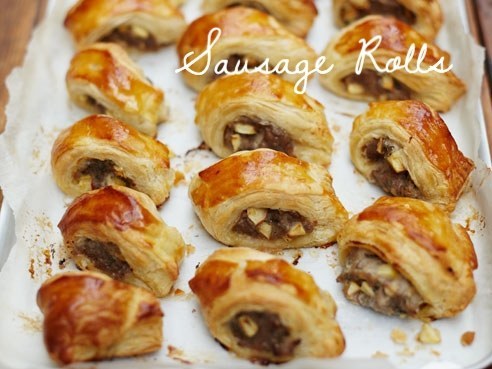 Too-good-to-be-true sausage rolls.