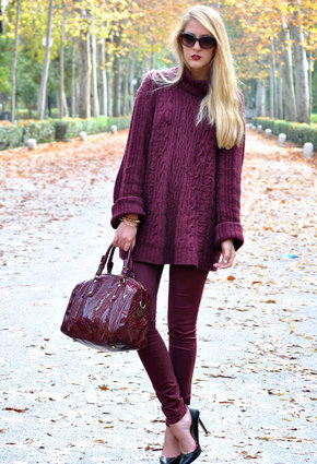 This girl is ready for Sweater Weather 2014.