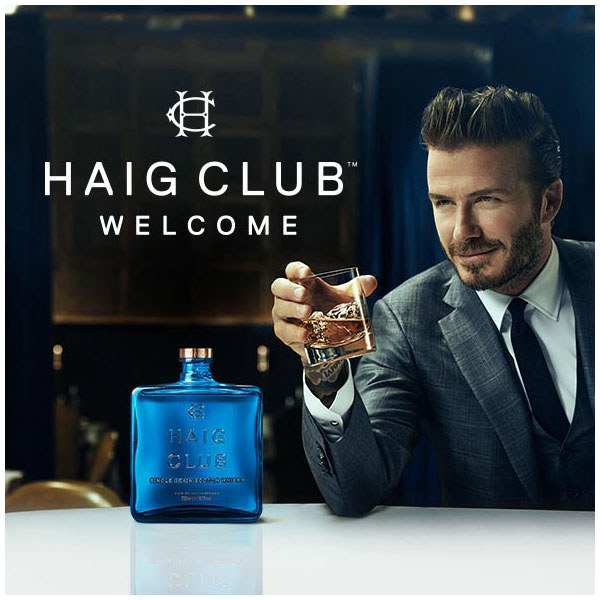 Haig Club is a new single grain whisky made at Cameronbridge distillery in Scotland and is part of a partnership between top drinks company Diageo, David Beckham and British entrepreneur Simon Fuller. Haig Club is crafted using a unique process that combines grain whisky from three cask types; the result is an extremely fresh and clean whisky.