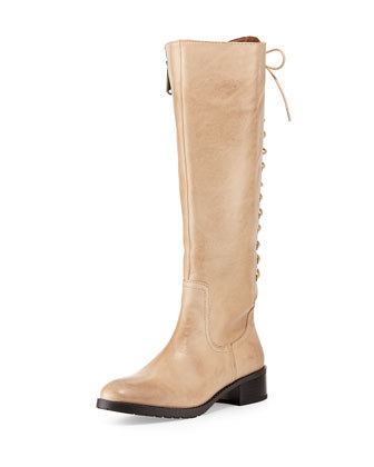 Donald J. Pliner's Baude Boot shows that nude isn't just for booties. These knee boots are a great addition to any fall boot collection.