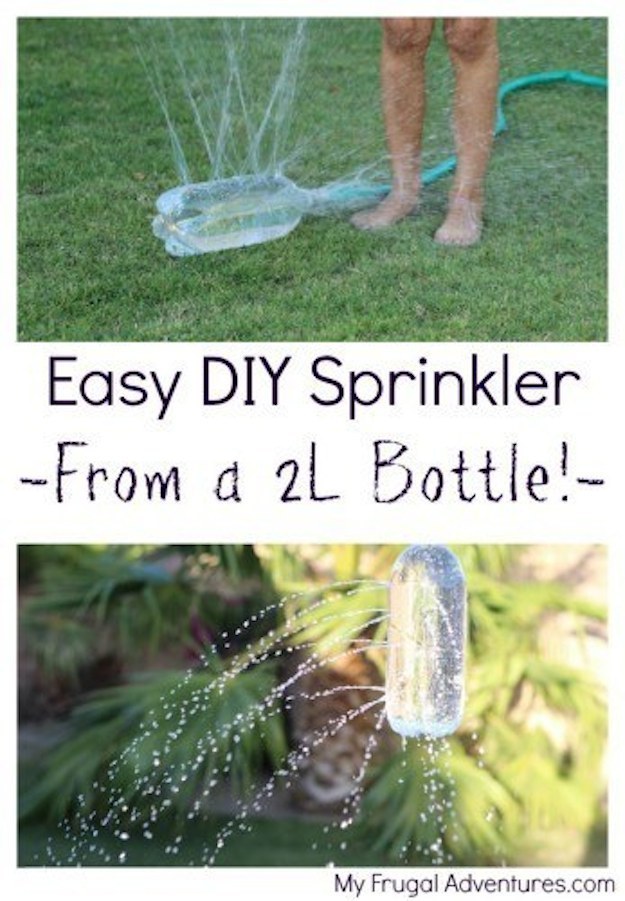 Why go out and buy a sprinkler when you have an empty 2-liter bottle in the house? This super easy hack will make you look like the most innovative person on the block. Get the directions here.