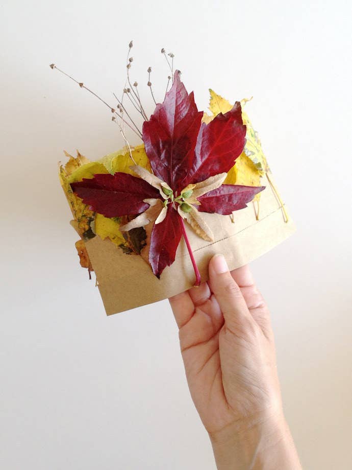 There's no reason you shouldn't make yourself a leaf crown. You rule.