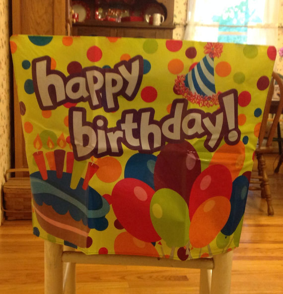 Designate a chair of honor for your birthday kid.