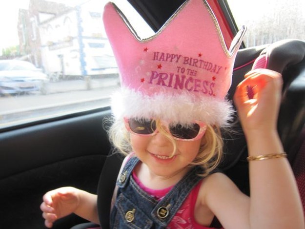 Present your kid with a birthday crown.