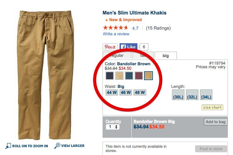 old navy mens pants size chart