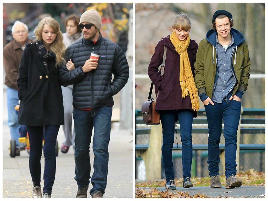 All Too Well is about Taylor's romance with sexy actor Jake Gyllenhaal, who she date circa 2011, while Out of the Woods is allegedly about her brief dalliance with Harry Styles in late 2012. Here goes!