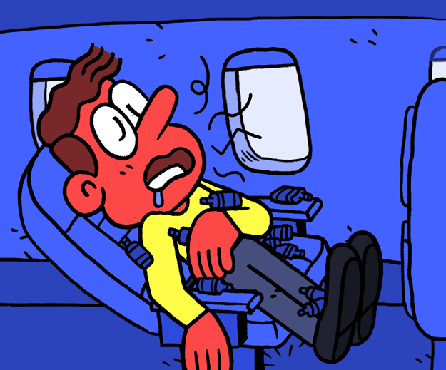 Alcohol can be extra dehydrating on flights. If you do drink, make sure you compensate with tons of water in between cocktails.