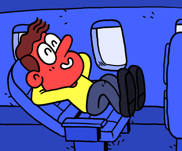 Business trips can be overwhelming — set aside some extra money to get a little upgrade that'll make a big difference on your flight.
