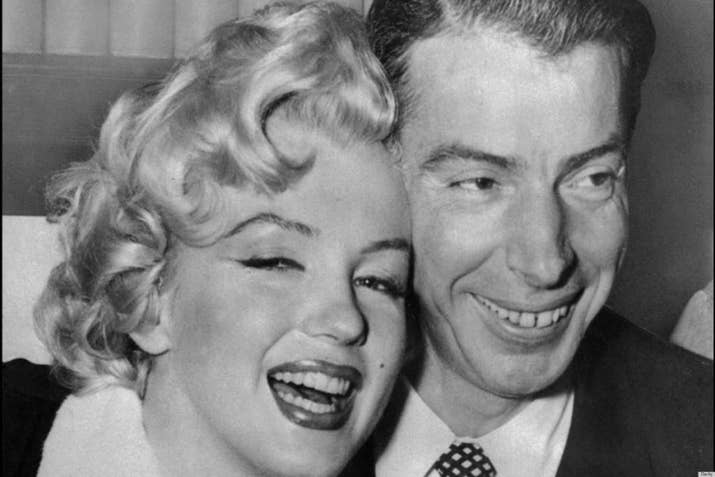 The article states that Joe DiMaggio saw a photo of Marilyn posing with Chicago White Sox player Gus Zernial and asked a friend to arrange a date. Marilyn was reluctant, thinking that a famous athlete would be loud and flashy. This is true.  She was pleasantly surprised to find him quiet and dignified. They went on to date for two years before marrying January 14, 1954. The marriage lasted only nine months, but Joe and Marilyn remained close friends until her death.