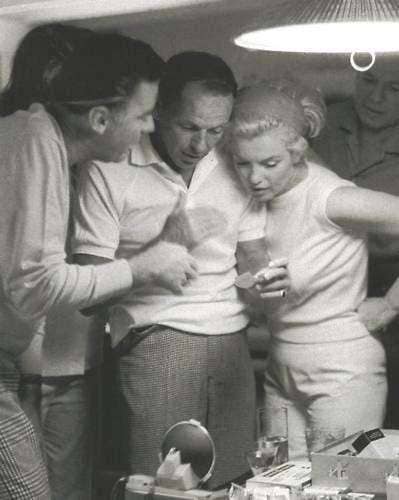 Marilyn and Frank Sinatra first met in the mid-1950s, but dated briefly following her divorce from Arthur Miller. In fact, Marilyn stayed at Frank”s house when she moved back to Los Angeles after the divorce. The stopped dating by fall of 1961, when Sinatra proposed to Juliet Prowse, but remained friends. Marilyn spent her last weekend with Sinatra and other friends in July 1962.