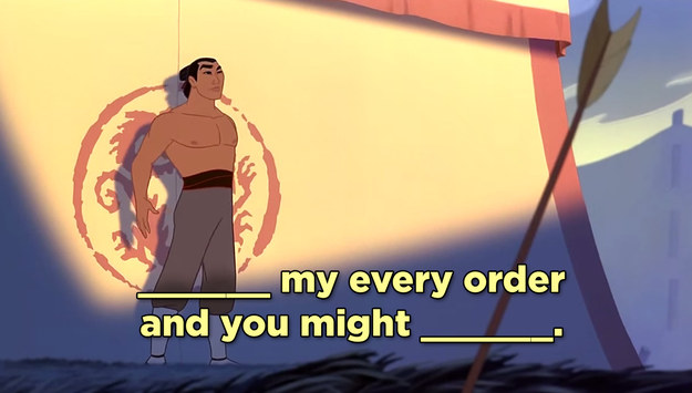 How Well Do You Know The Lyrics To "I'll Make A Man Out Of You"?