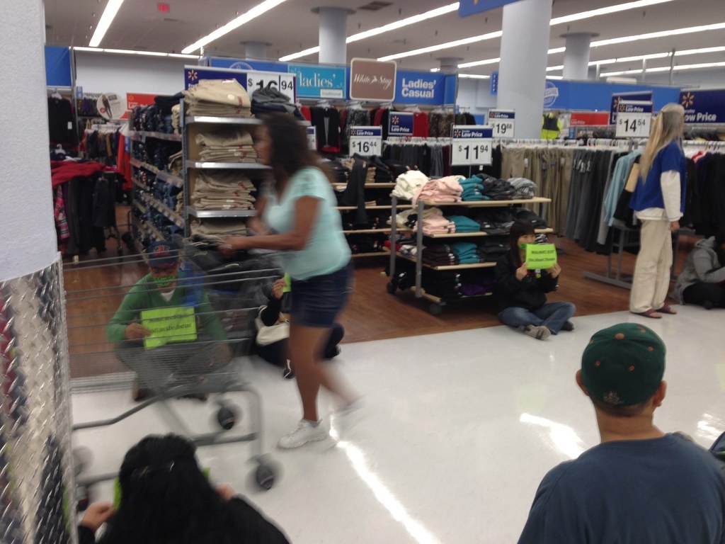 Walmart Workers Stage Sit-In At California Store Ahead Of Black Friday