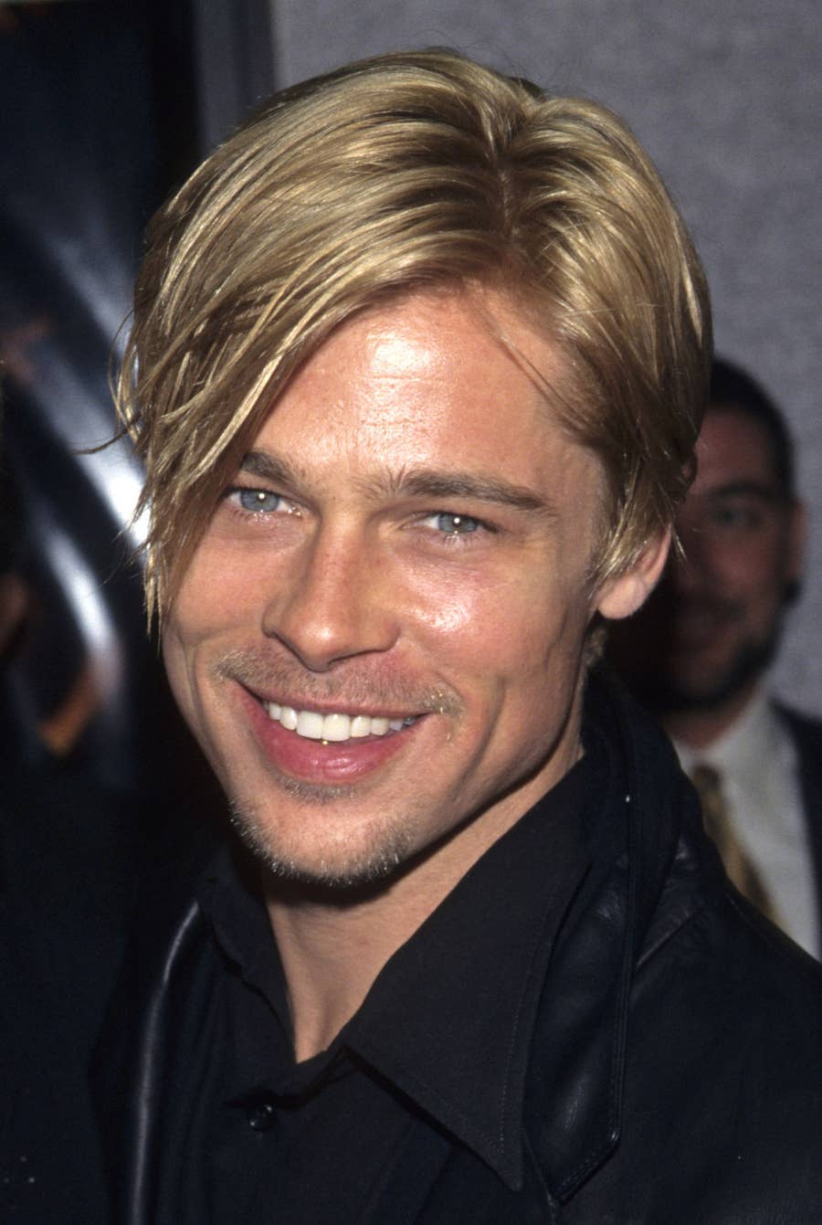 A Comprehensive History Of Brad Pitt's Hair, image size:900x1341