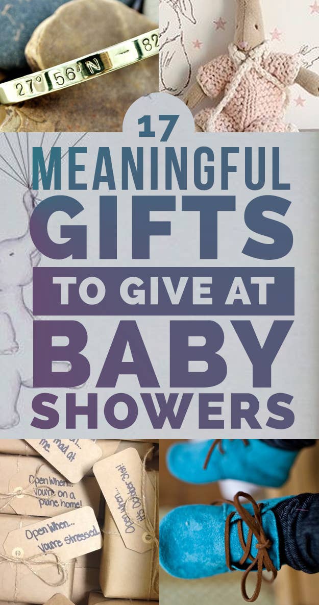 17 Meaningful Gifts To Give Baby Showers