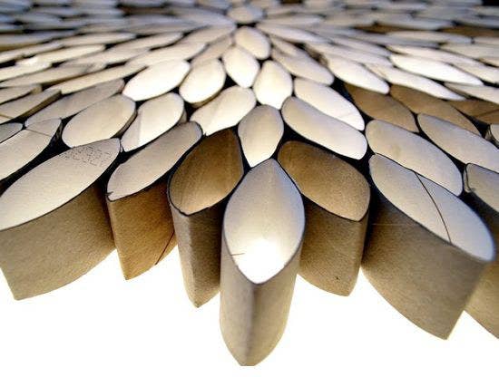 Find the instructions for tons of surprisingly classy toilet paper crafts HERE!