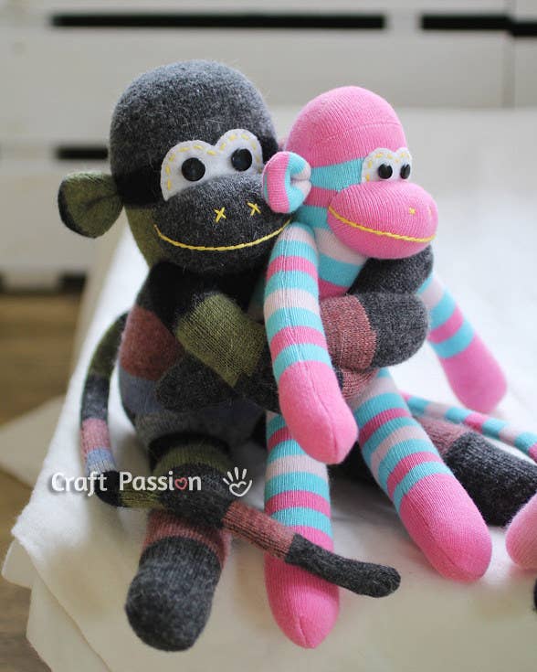 This project involves a sewing machine, so it may be better for older kiddos, but even young kids can get in on creating the face and piecing these cuddly guys together.