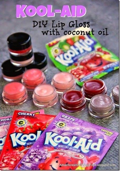 Just add Kool-Aid to coconut oil! (Recipe HERE.)