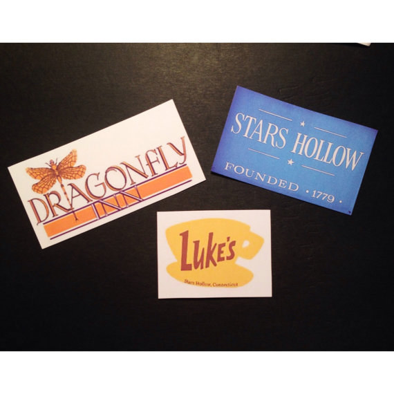 For some light Gilmore Themed Sticker Grafitti-ing.Get it here.