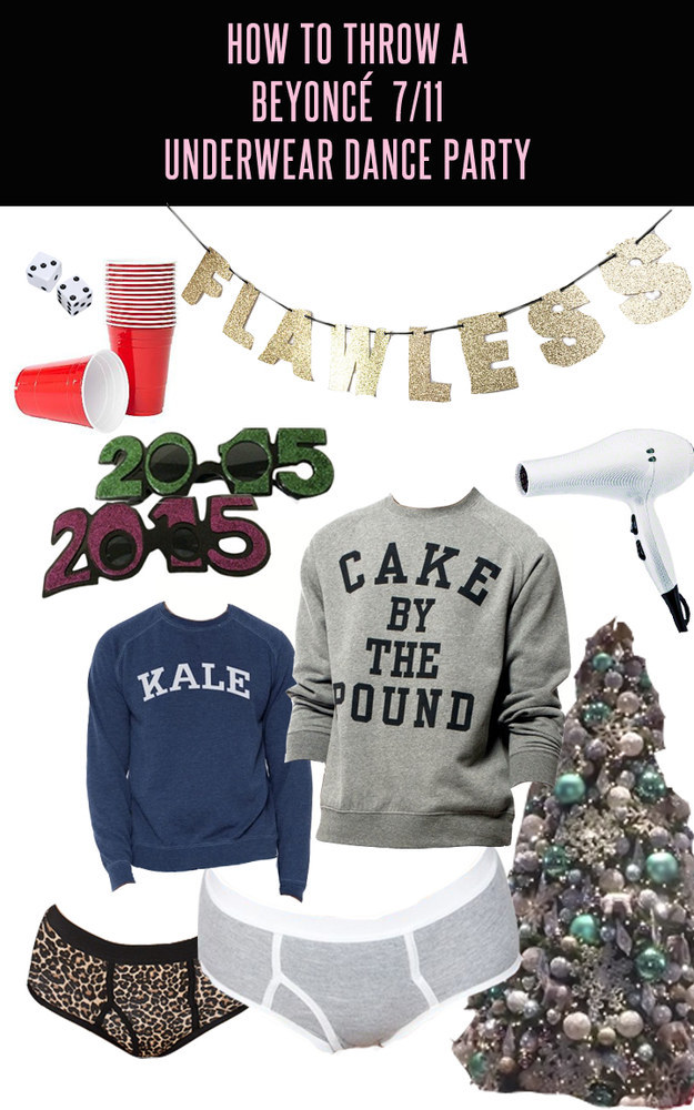 This Is How You Throw Your Own Beyoncé 7/11 Underwear Dance Party