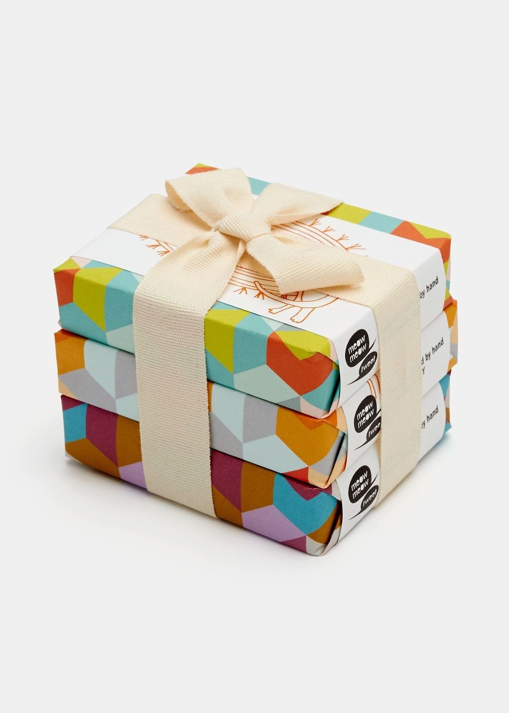 For your pals with impeccable hand hygiene.Meow Meow Tweet Organic Soap Gift Trio, $27. Get it here.