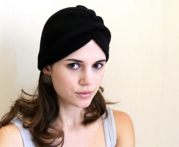 For a chic alternative to the basic beanie.