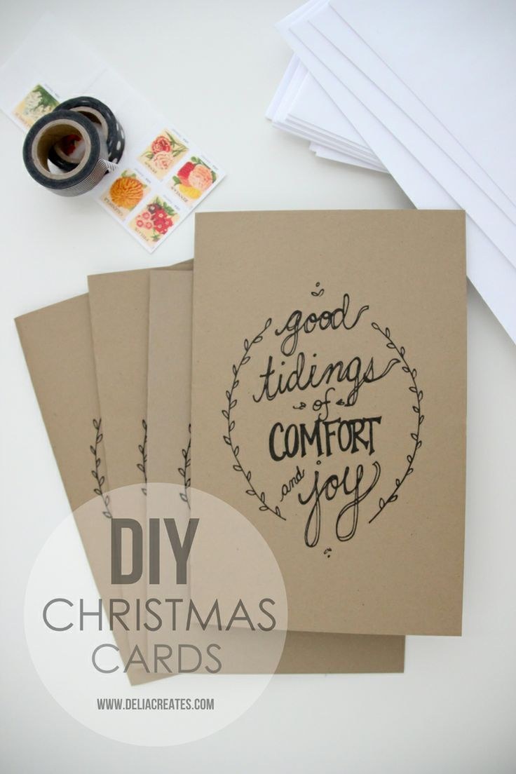 23 Diy Christmas Cards You Can Make In Under An Hour