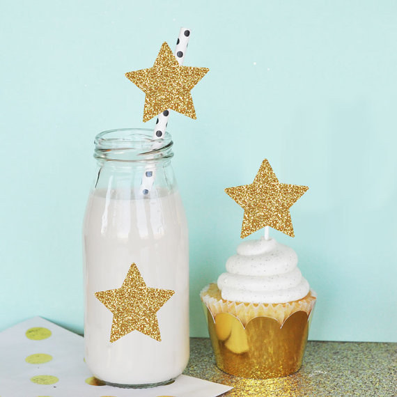 Cupcake toppers can be used to make any food look festive!