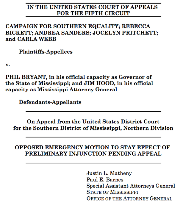 Mississippi S Same Sex Marriage Ban Is Unconstitutional Federal Judge