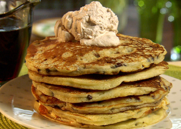 Chocolate Chip Pancakes a la Mode