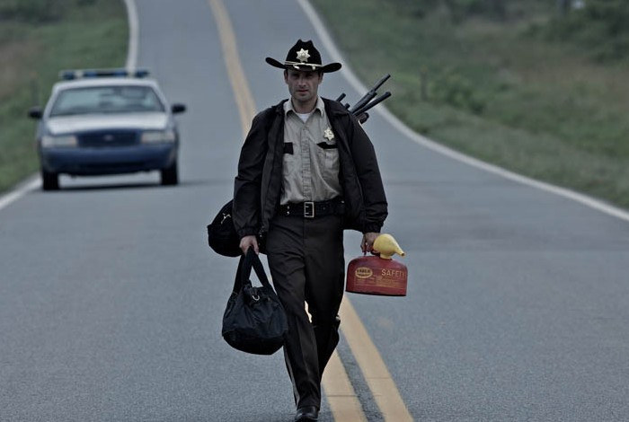 Season 1, Episode 1Directed by: Frank DarabontWritten by: Frank DarabontAfter being shot, Deputy Sheriff Rick Grimes wakes up in the hospital to find his town overrun by flesh-eating zombies. After making friends with survivor Morgan Jones and his son Duane, Rick sets out to find his wife and son.