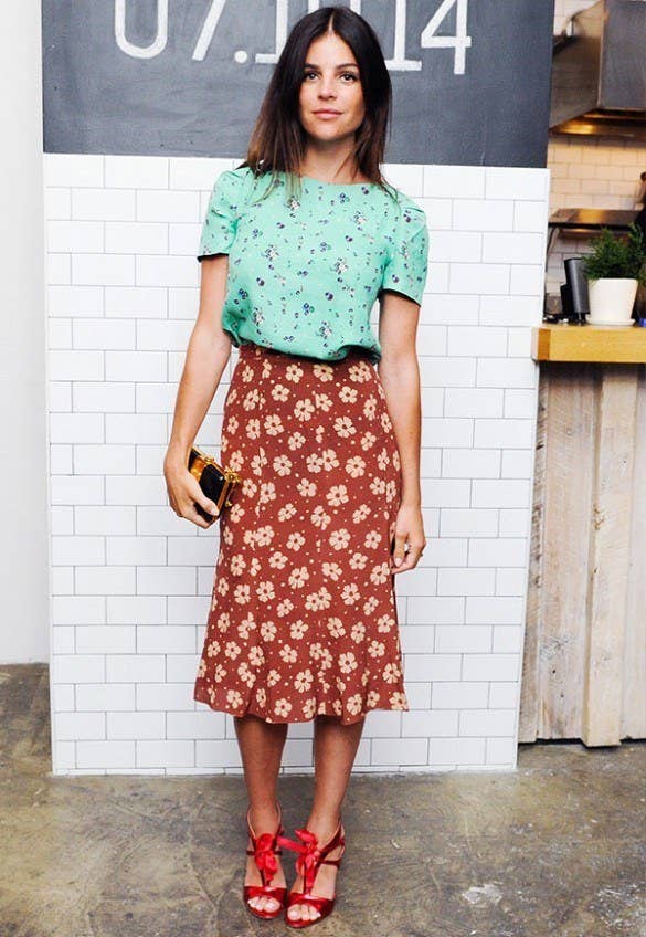 Groovy floral, meet wallpaper floral.