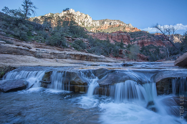 Cool yourself off in the nature pools at Slide Rock State Park.