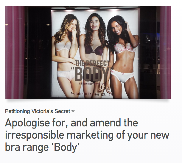 This Victoria's Secret Ad Might Be a Tad Body-Shaming, No? - Racked