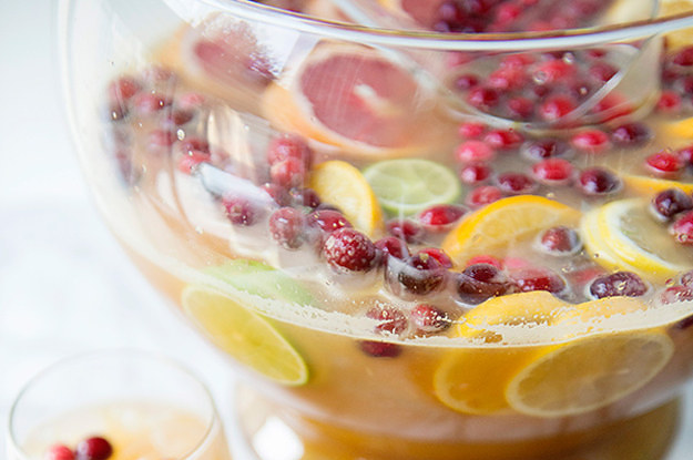 23 Boozy & Festive Punch Recipes To Serve At Your Epic Holiday Party