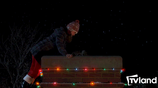 Old Saint Nick isn't the only one who can get in through the chimney.