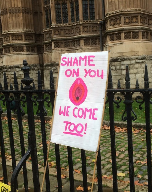 We Went To The Mass Face Sitting Protest Outside Parliament 