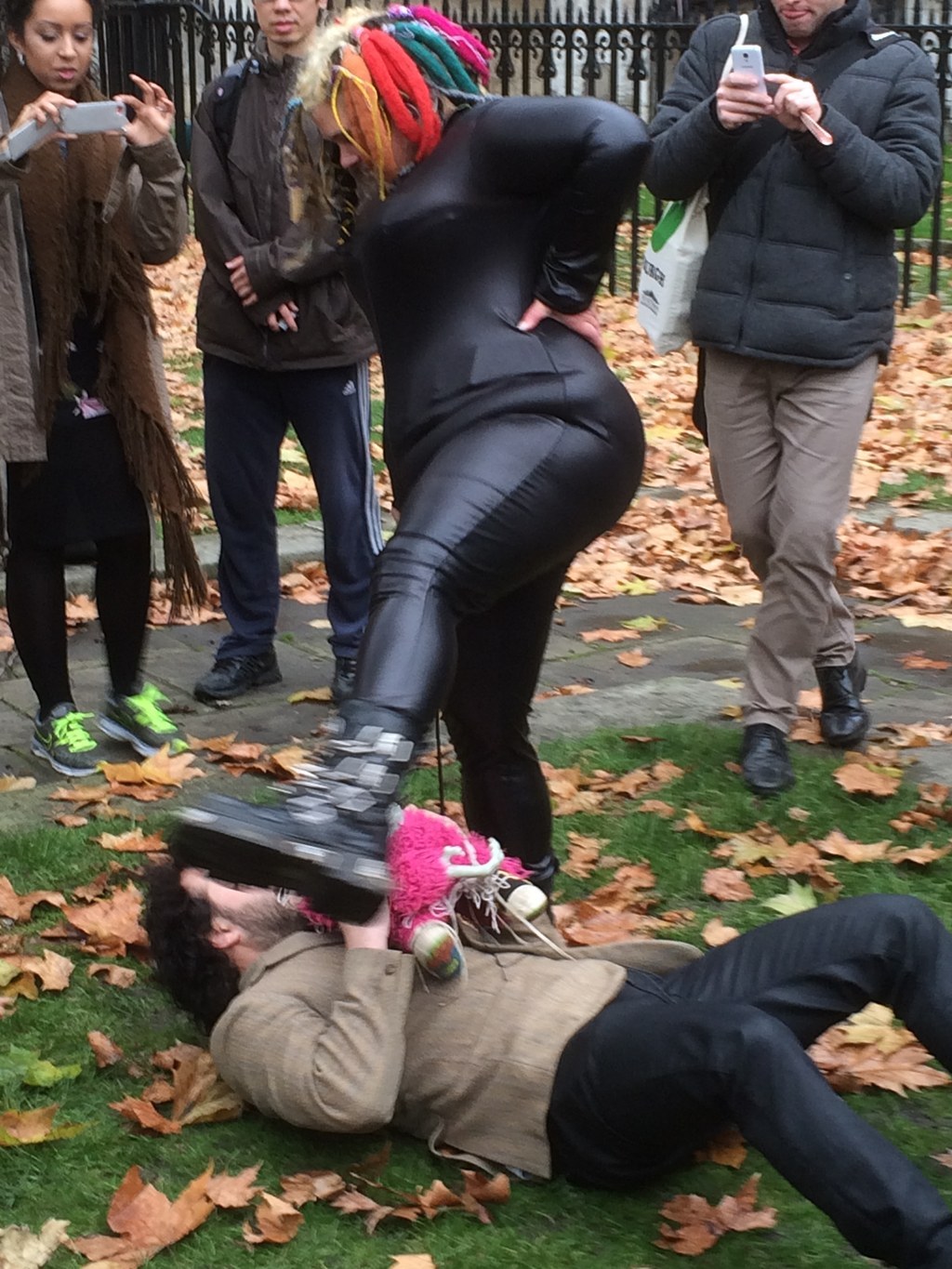 We Went To The Mass Face-Sitting Protest Outside Parliament