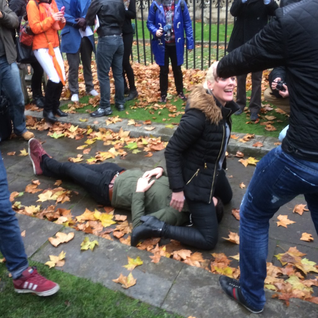 We Went To The Mass Face Sitting Protest Outside Parliament