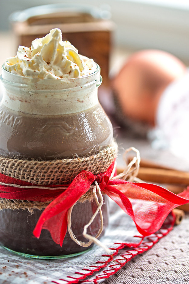 Gingerbread lattes are over. Homemade Hot Chocolate is the way to go! Recipe here.