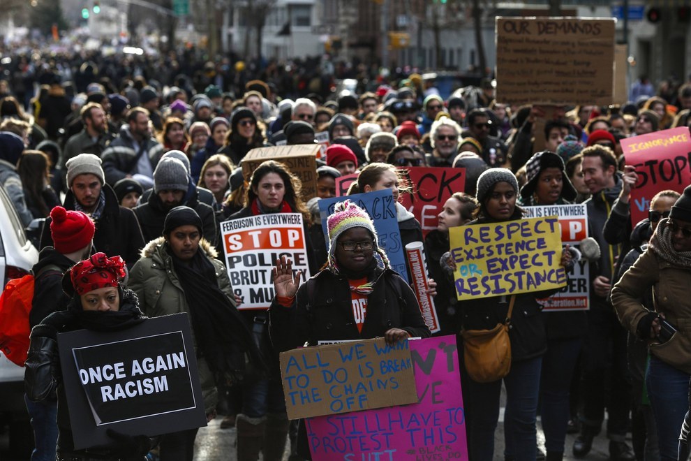 Thousands Of Protesters Are Marching Nationwide Demanding 