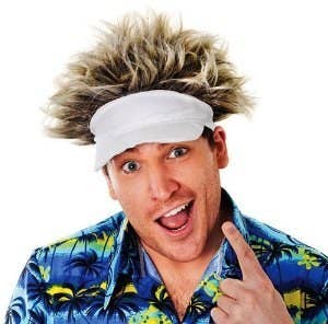 You know those times when you really want to look like a complete fool? Well, this is the product for you. A dad-friendly invention that hurls you back in time to a point where you do not suffer from male pattern baldness. This is perfect for tennis, indoors, out of sight or otherwise AWOL from areas with people - preferably a crater on the moon.