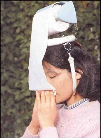 And here we have the best item on the list - a hat for everyone, a convenience that goes without saying. It's always frustrating when you're at an important job interview and you sneeze in your employer's face - and it's even worse when you have an uncontrollable diarrhoea stream and you spray liquid chocolate all over their desk and your resume papers. But so long as you're wearing this hat - toilet paper ready to be used 24/7 - you will get that job for sure.