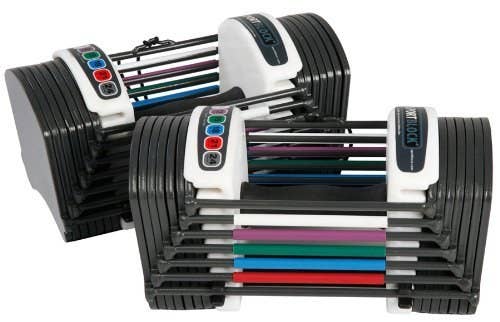 You want your bod to get swole, not your household clutter. That's where this fully adjustable dumbbell system comes in, offering a ton of variety (from three to 24 pounds in three-pound increments) without taking up a ton of room. ($149)