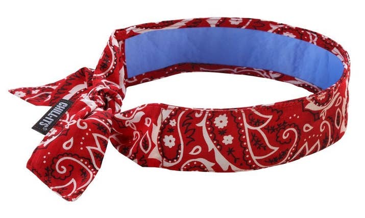 Wearing a self-cooling bandana during a long workout in the heat or a stuffy gym means looking as great as you feel. ($3.59)