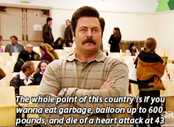 17 Times Ron Swanson Perfectly Summed Up Your Relationship With Food