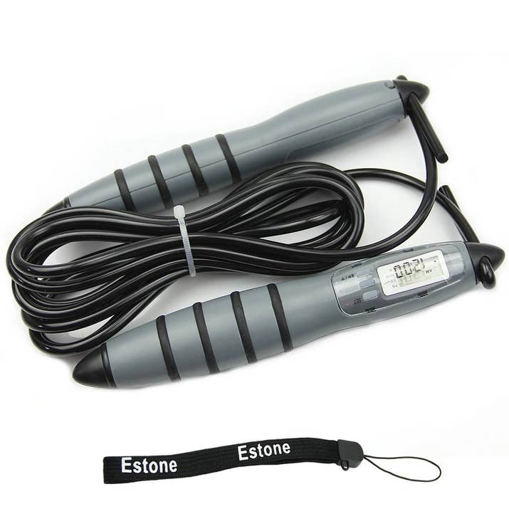 Go ahead, let your mind wander during your workout; this rope will count your jumps for you. ($8.29)