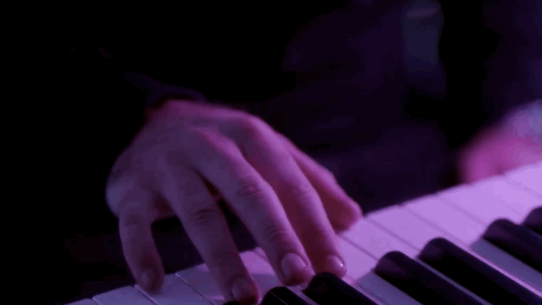 It starts with the Welsh-born singer Marina Diamandis crooning over languid piano chords. Quickly a mood is established that seems antithetical to the song's title.