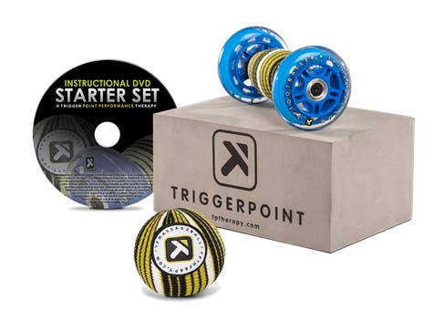 This kit has the tools and instructions to teach exercisers how to stay loose and pain- and injury-free as they train. ($69.99)