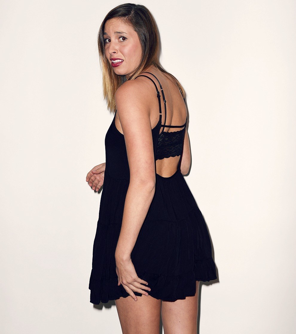 brandy melville backless dress